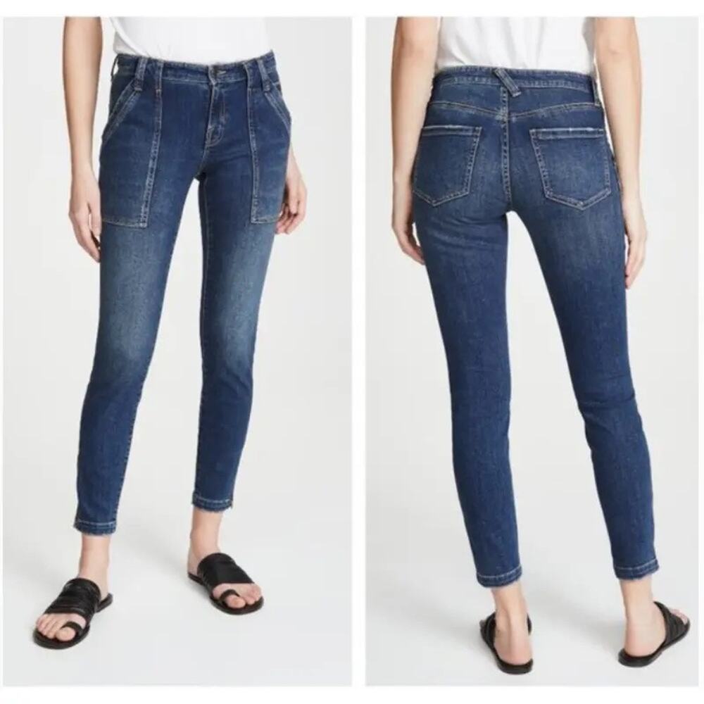 Joie NWT Park Denim Ankle Zip Jeans in Cruise Blue